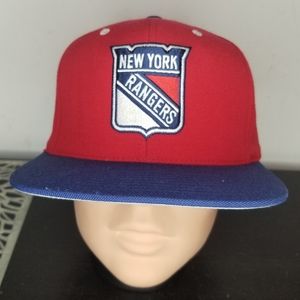 New York Rangers Mitchell & Ness Fitted Hat  7 1/4